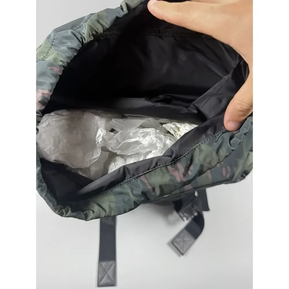 AllSaints Men's MARS REC Backpack Stellar Green One Size Military Buckle Closure